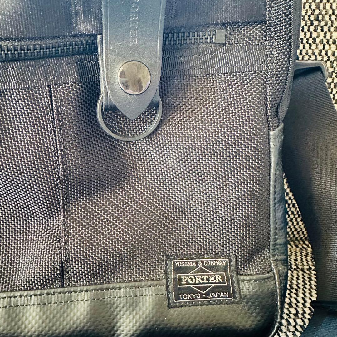 PORTER ヒート ショルダーバッグ　ブラック