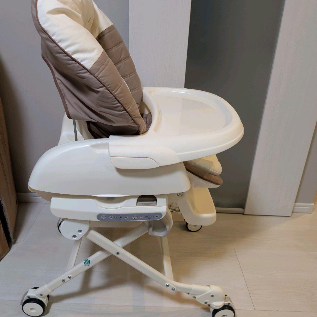 【極美品】コンビ ネムリラ AT オートスイング ハイローチェア　エッグショック