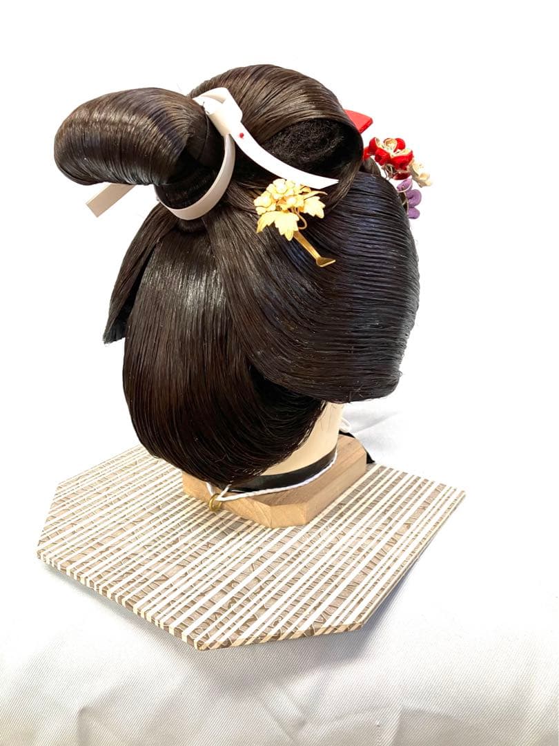 辰巳7号サイズ、つぶし島田、中古舞踊かつら、日本髪かつら、大衆演劇かつら