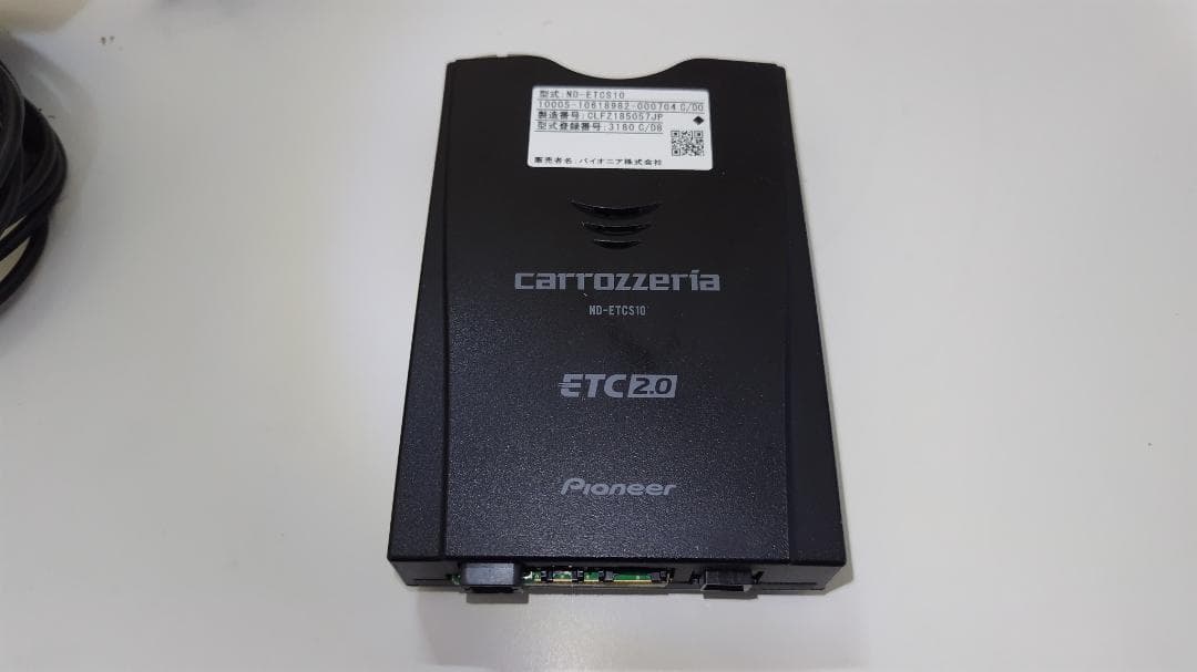 ETC2.0車載器　Pioneer　ND-ETCS10（ギボシ端子タイプ）