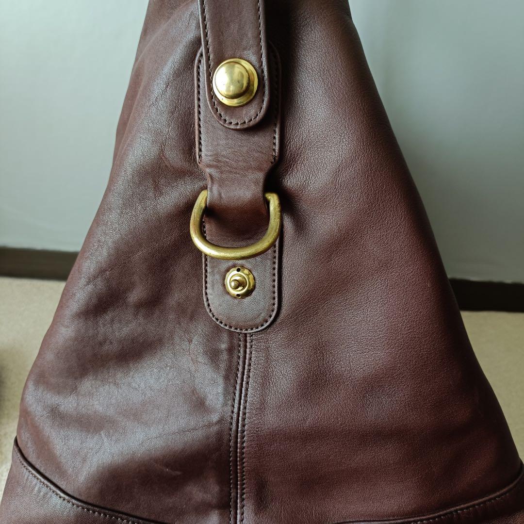 【希少】COACH オールドコーチ USA製 0503 レザー ボストンバッグ