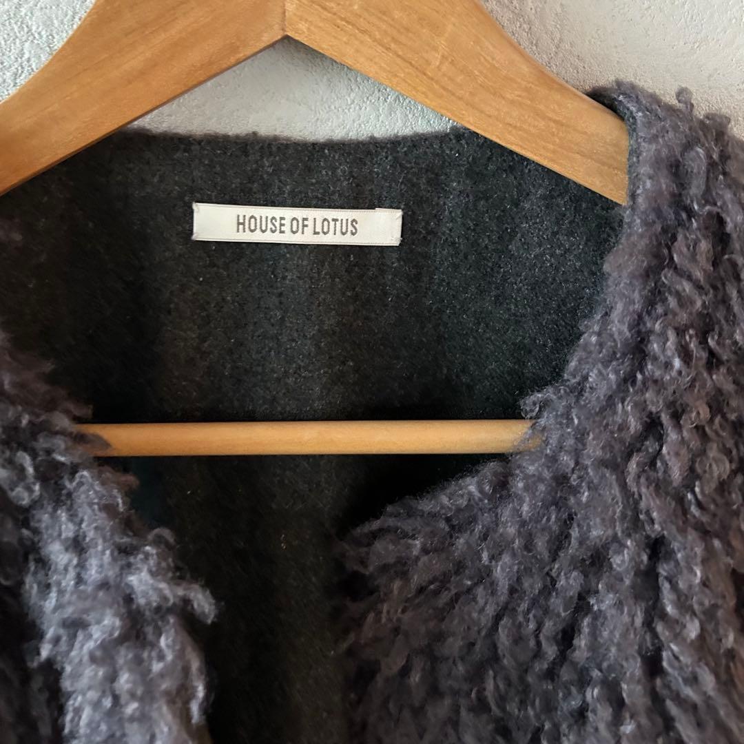 HOUSE OF LOTUS ボアオーバーサイズジレ