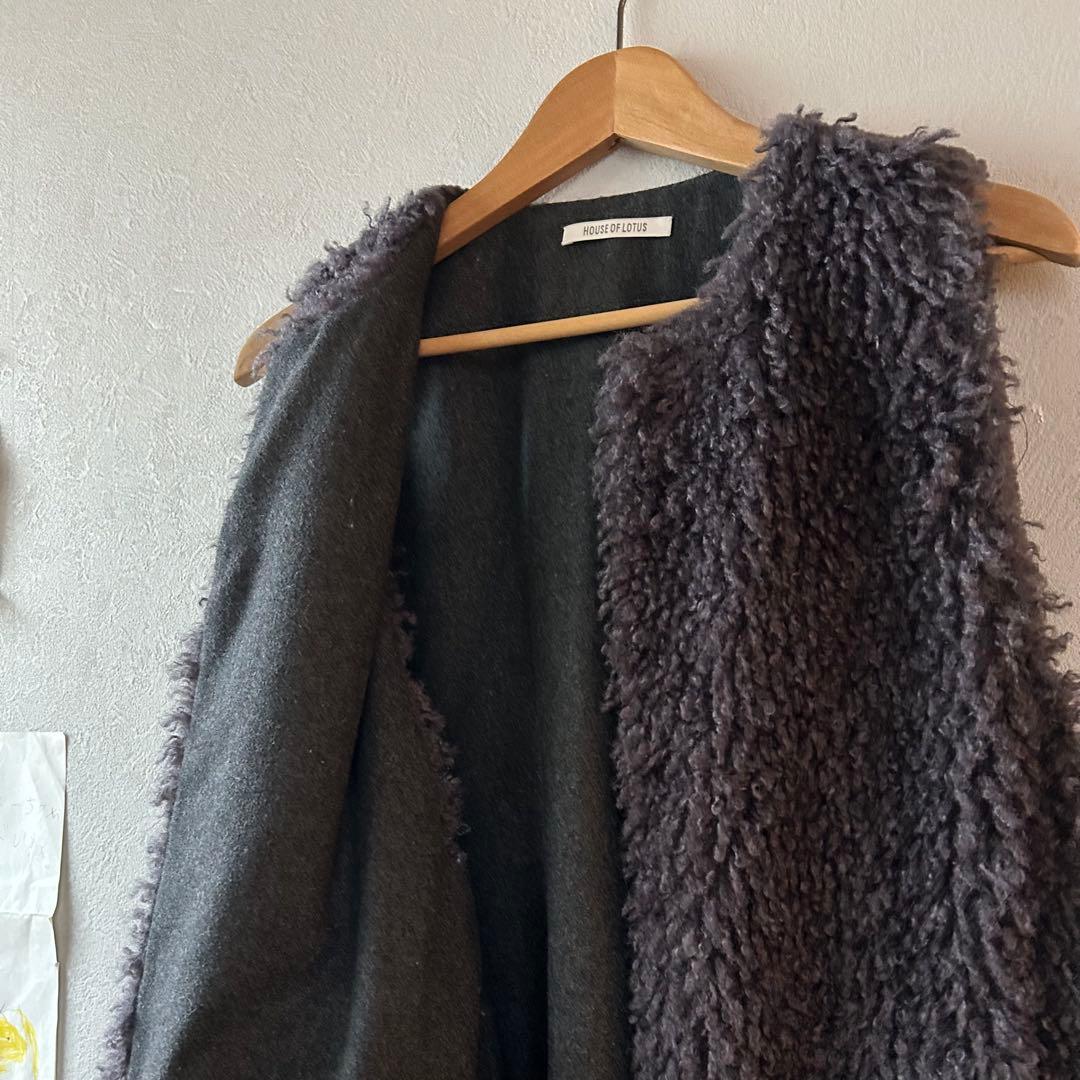 HOUSE OF LOTUS ボアオーバーサイズジレ