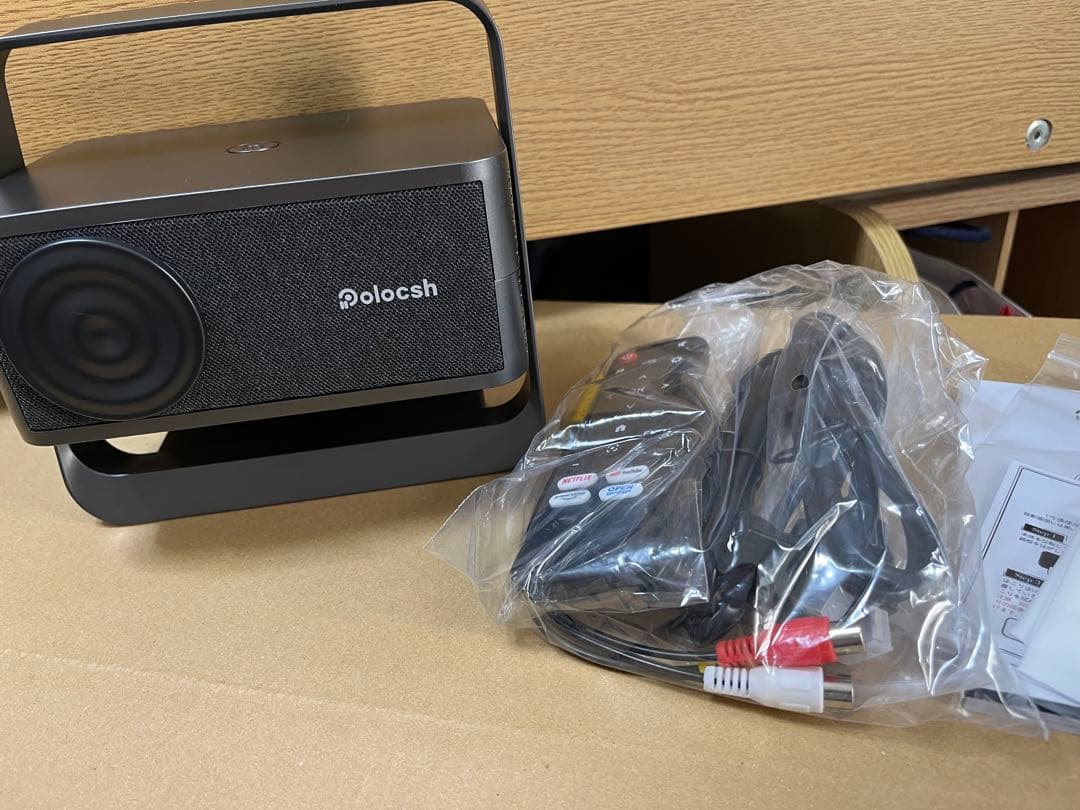 Netflix公式　プロジェクター 家庭用 回転プロジェクター 天井投影