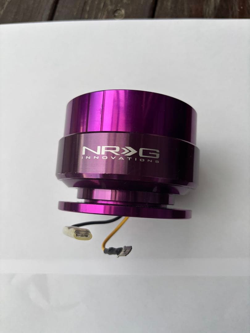 【正規品】NRG クイックリリース ステアリング ピンク チーンと鳴る