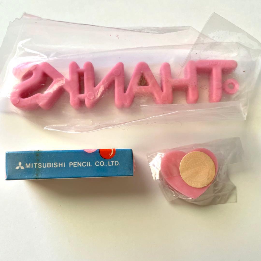 昭和レトロ　ピンク消しゴム　サンリオ　ティッシュ　80年代ファンシー　おままごと
