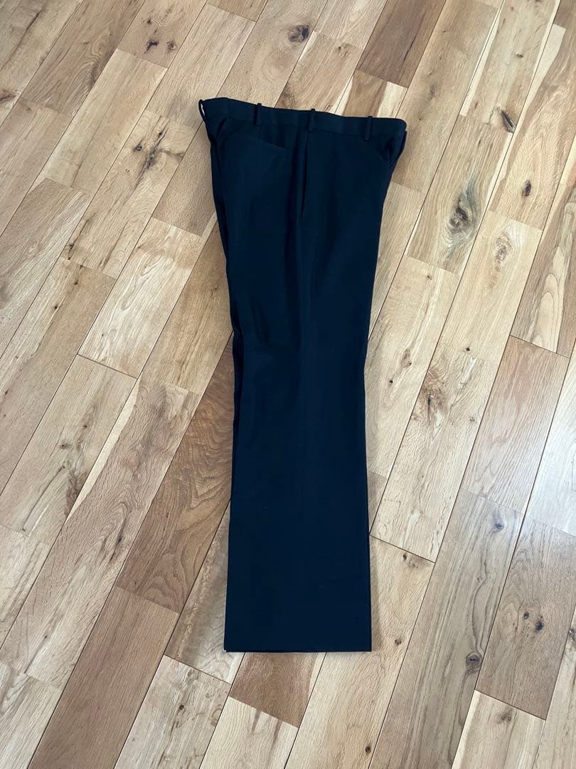 ＜H＞ウールカルゼ ストレートパンツ OVY