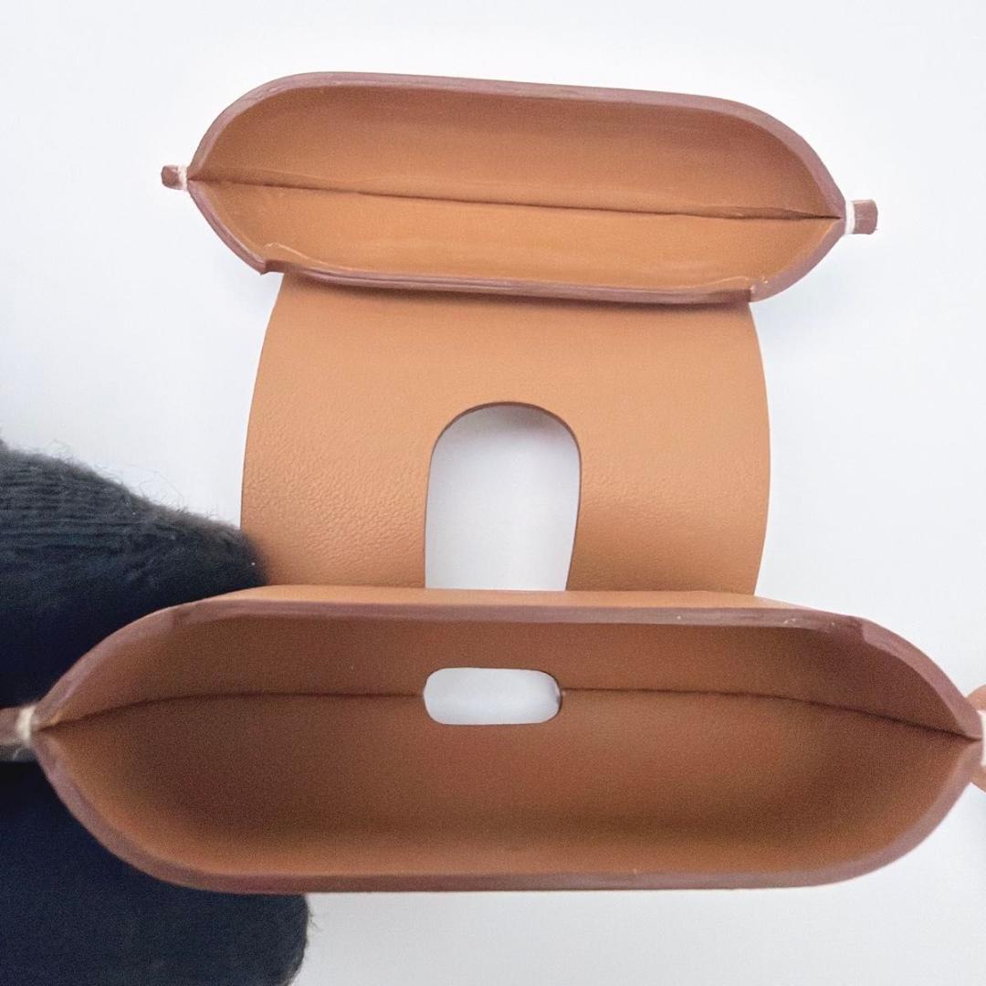 エルメス AirPods Pro2 ケース スイフト レザー ブラウン 24年製