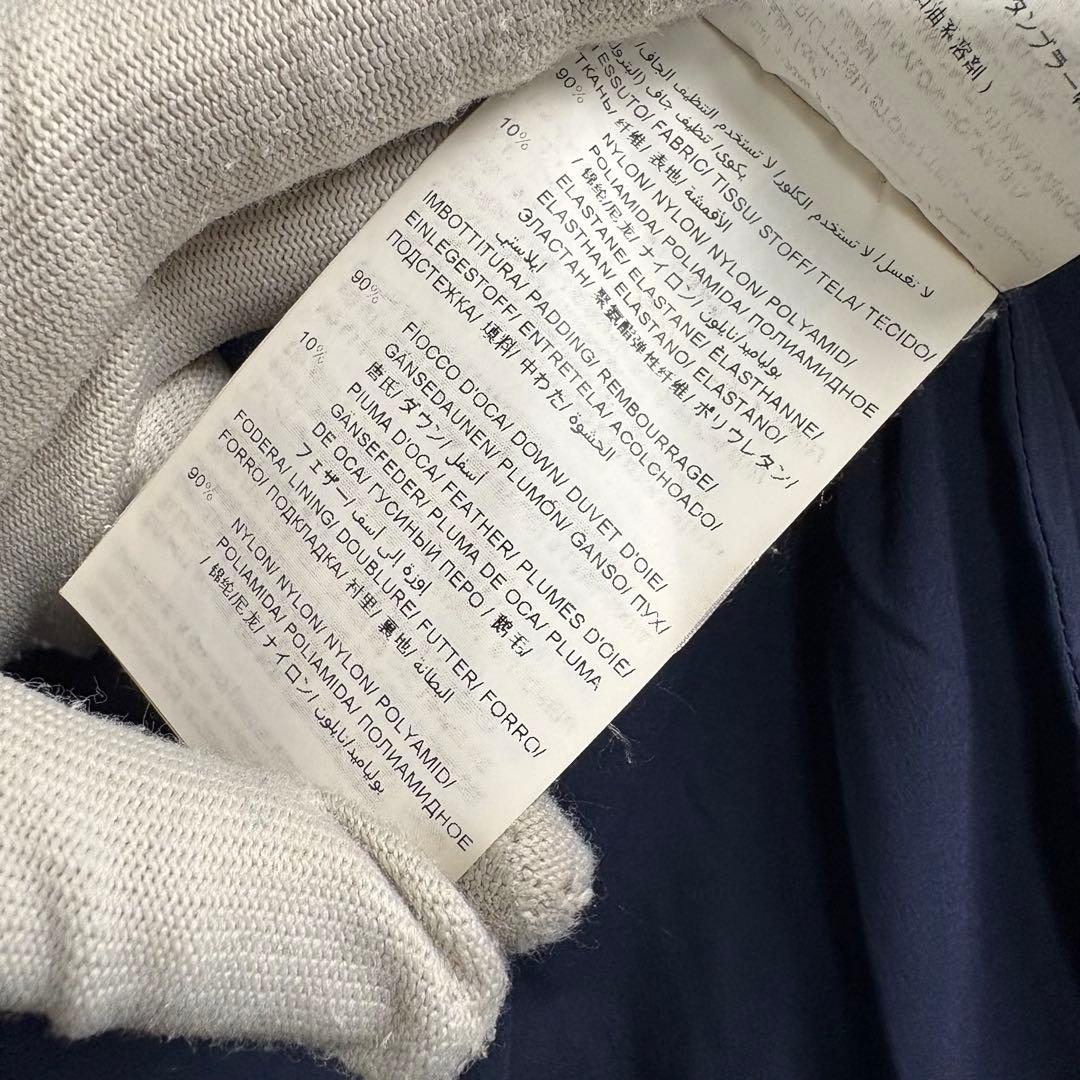 タトラス ボルボレ ダウンジャケット 2way アームロゴ ネイビー M