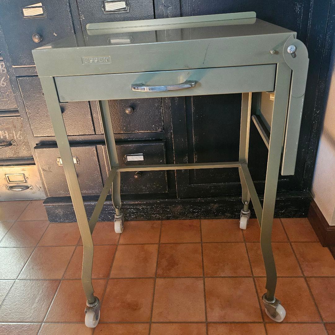 ESSEN バタフライデスク スチール ワゴン タイプライター アスプルンド