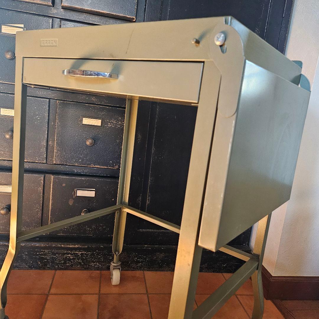 ESSEN バタフライデスク スチール ワゴン タイプライター アスプルンド