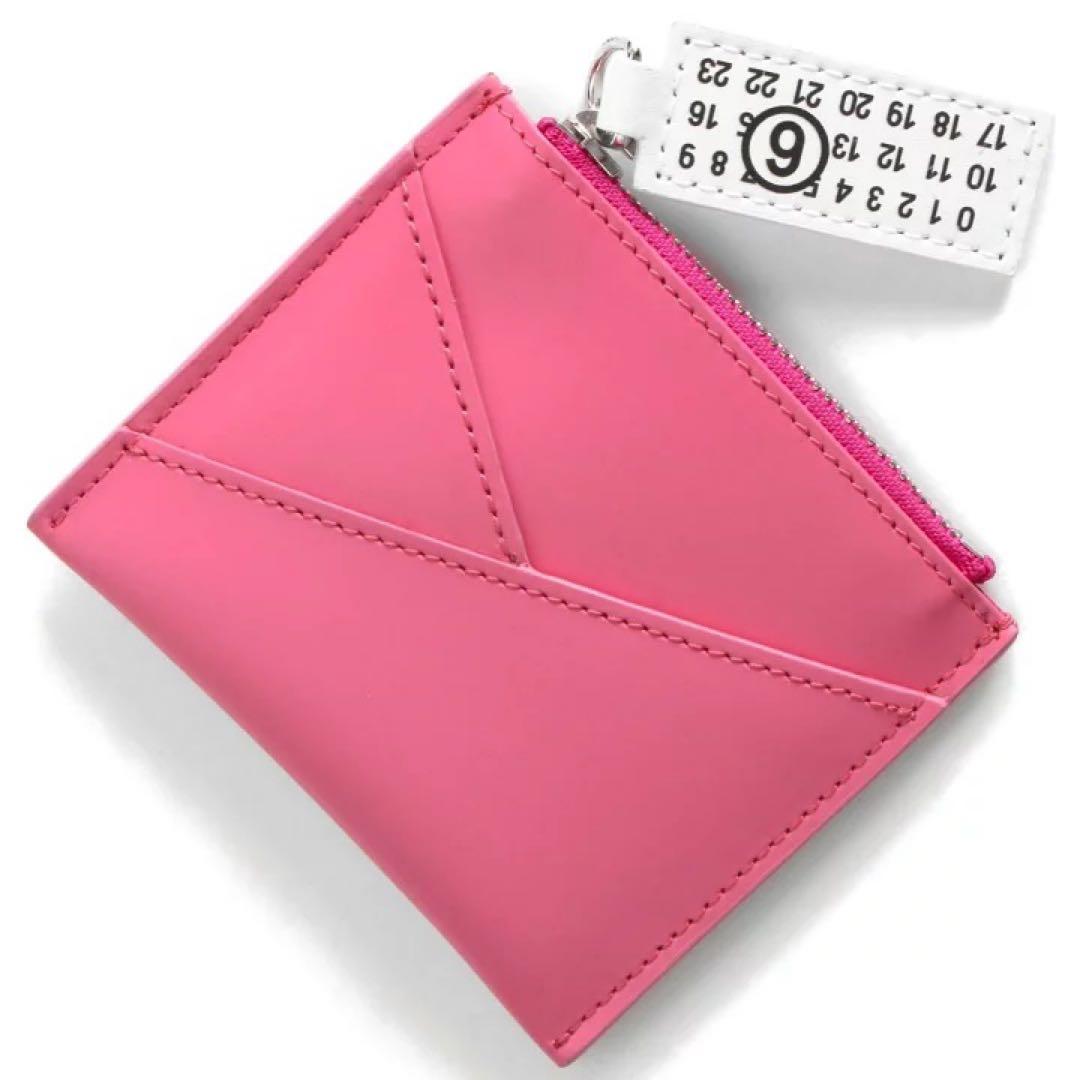 エムエム6メゾンマルジェラ ケース（小銭入れ）財布 サーモンピンク 新品