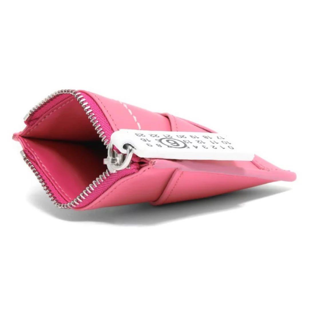 エムエム6メゾンマルジェラ ケース（小銭入れ）財布 サーモンピンク 新品