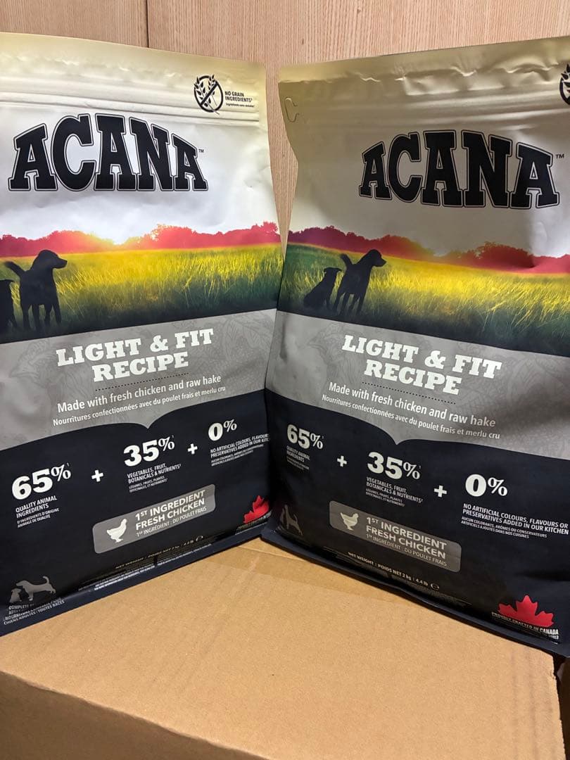 ACANA (アカナ) ドッグフード ライト&フィット [国内正規品] 2袋