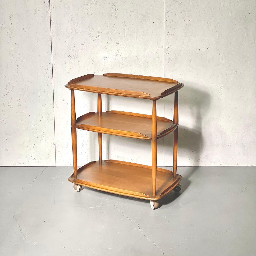 ERCOL/アーコール　トロリー　キッチンワゴン　(1) ビンテージ