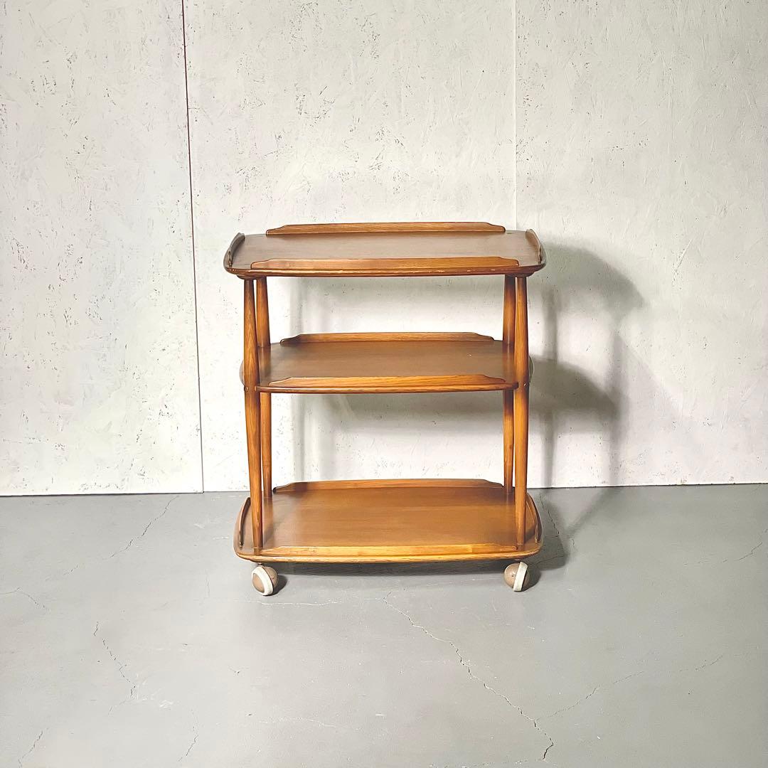 ERCOL/アーコール　トロリー　キッチンワゴン　(1) ビンテージ
