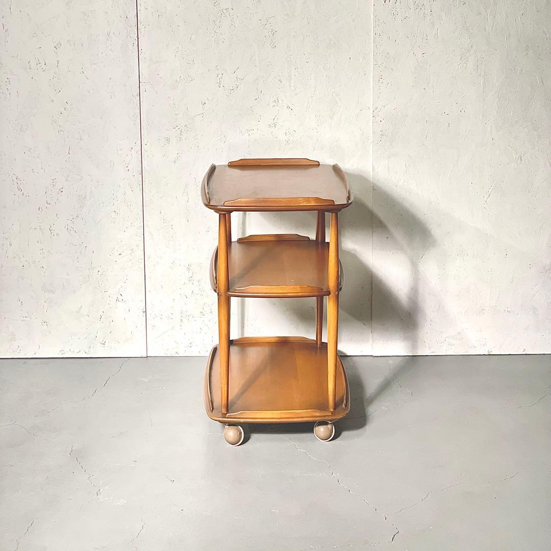 ERCOL/アーコール　トロリー　キッチンワゴン　(1) ビンテージ