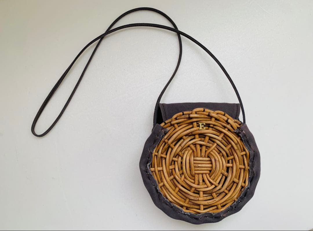 ebagosエバゴス ショルダーバッグ かごバッグ サークルポシェット