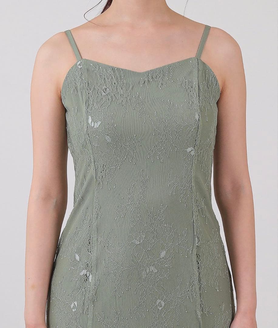 カナ　3way レースボレロセット フレア パーティー ドレス 2点 セット　L