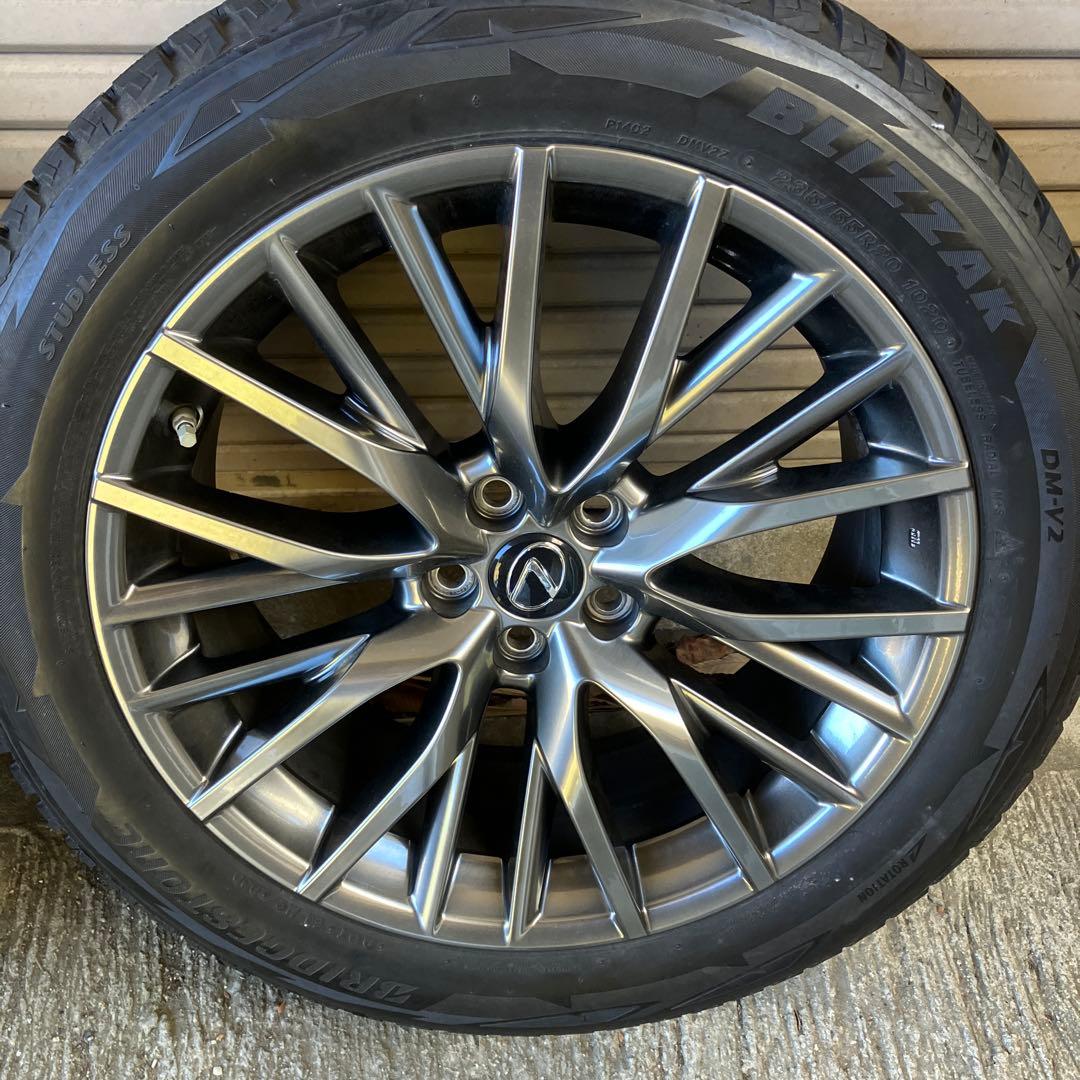 美品　レクサスRX Fスポ純正20インチBLIZZAK DM-V2 スタッドレス