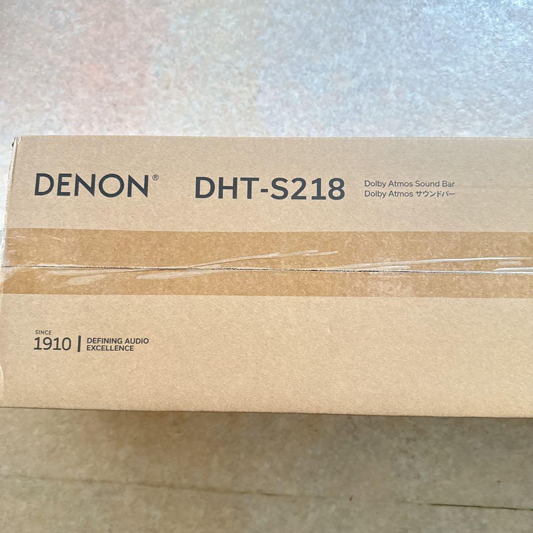 デノン サウンドバーDHT-S218K ブラックデュアルサブウーハー内蔵