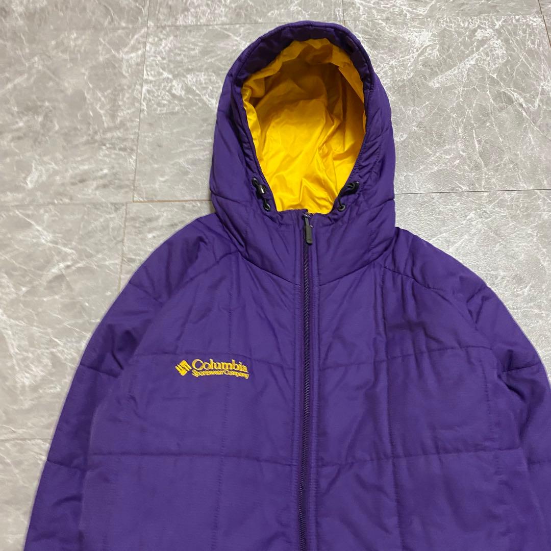 00s Columbia 短丈 hooded puffer jacket y2k