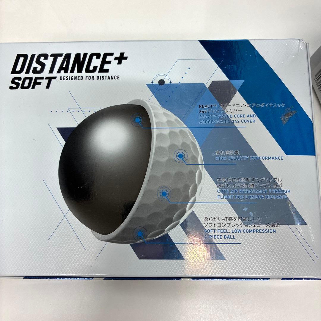 新品 TaylorMade DISTANCE+ SOFT ゴルフボール 60個