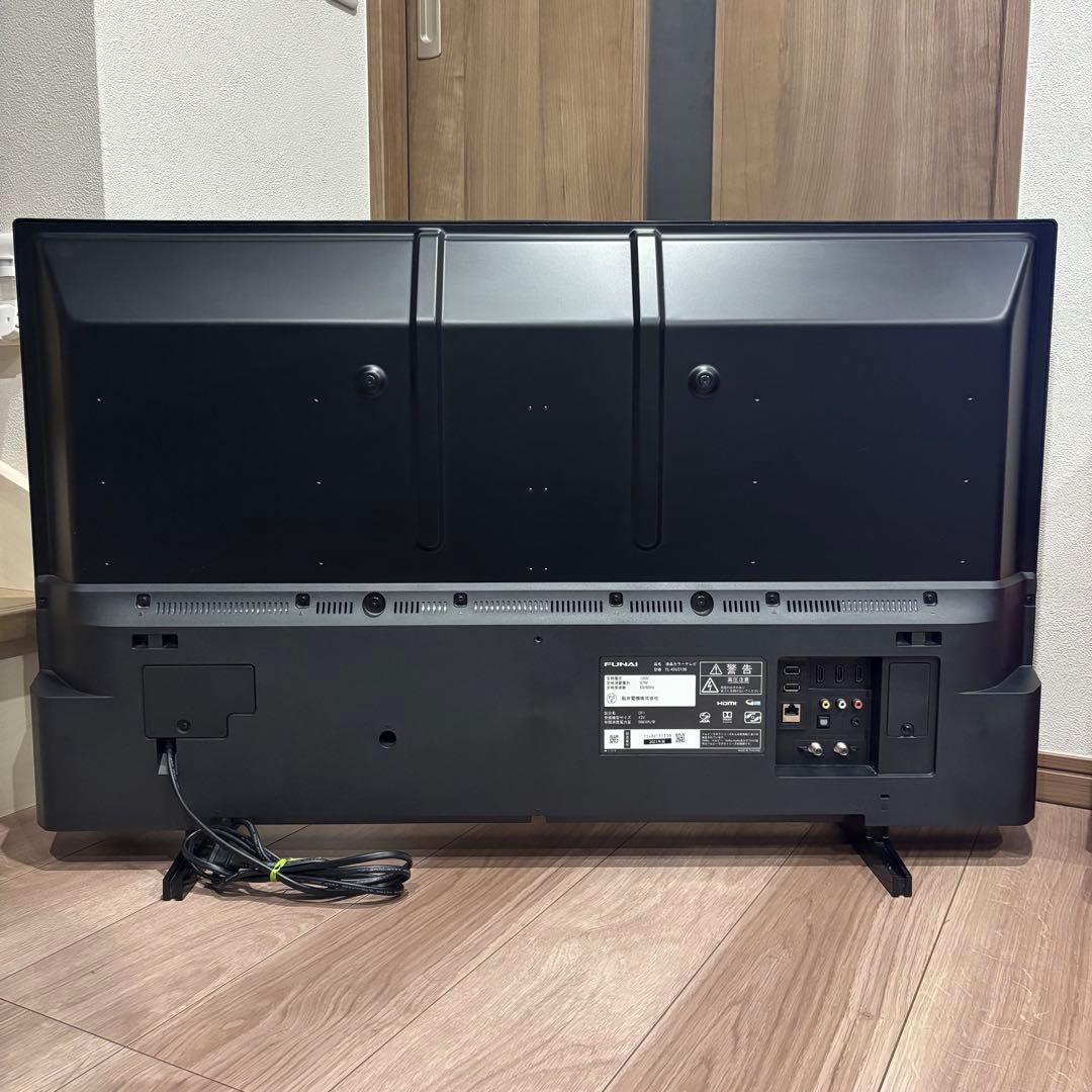 福岡発　高画質 FUNAI 43V型 4K液晶テレビ FL-43U3130
