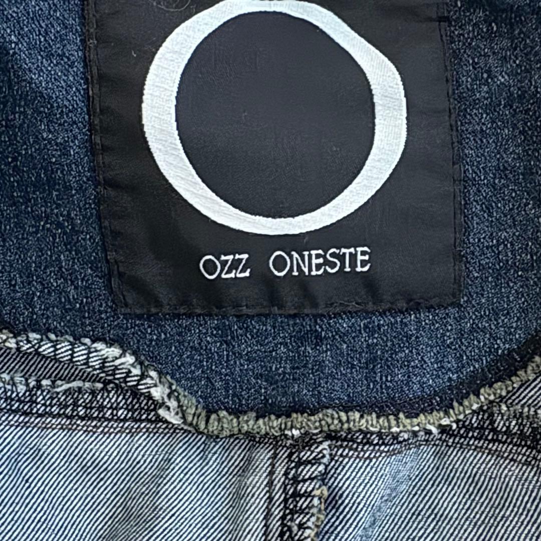 ozz oneste オッズオン　デニムジャケット　編み上げ　フリル　ゴシック