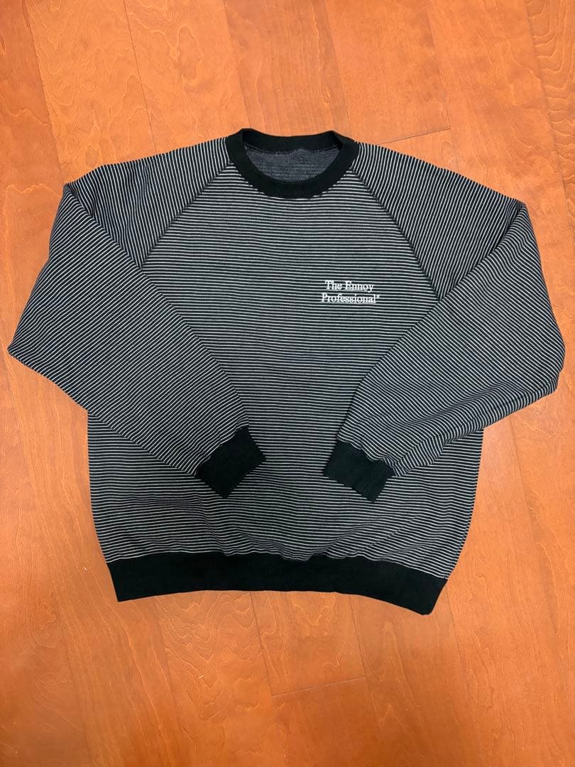 ENNOY BORDER SWEAT2025 【Lサイズ・ブラック】