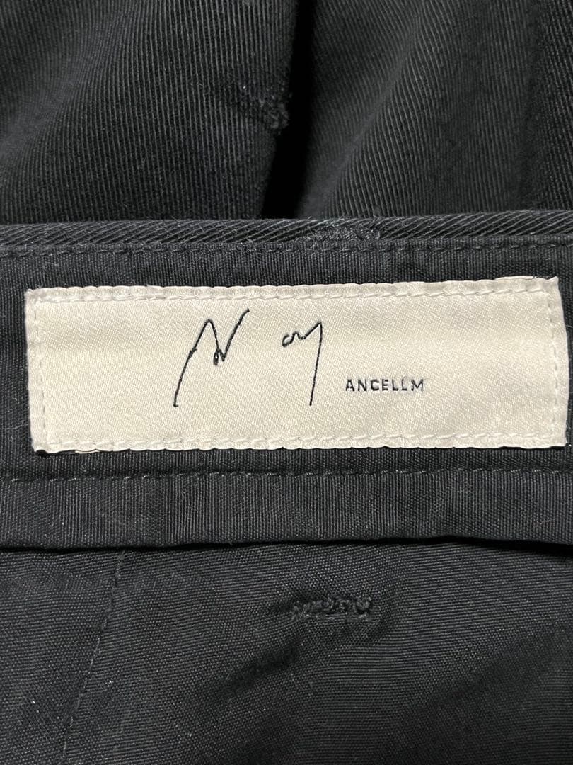 ANCELLM WISM 別注 WIDE CHINO PANTS ブラック