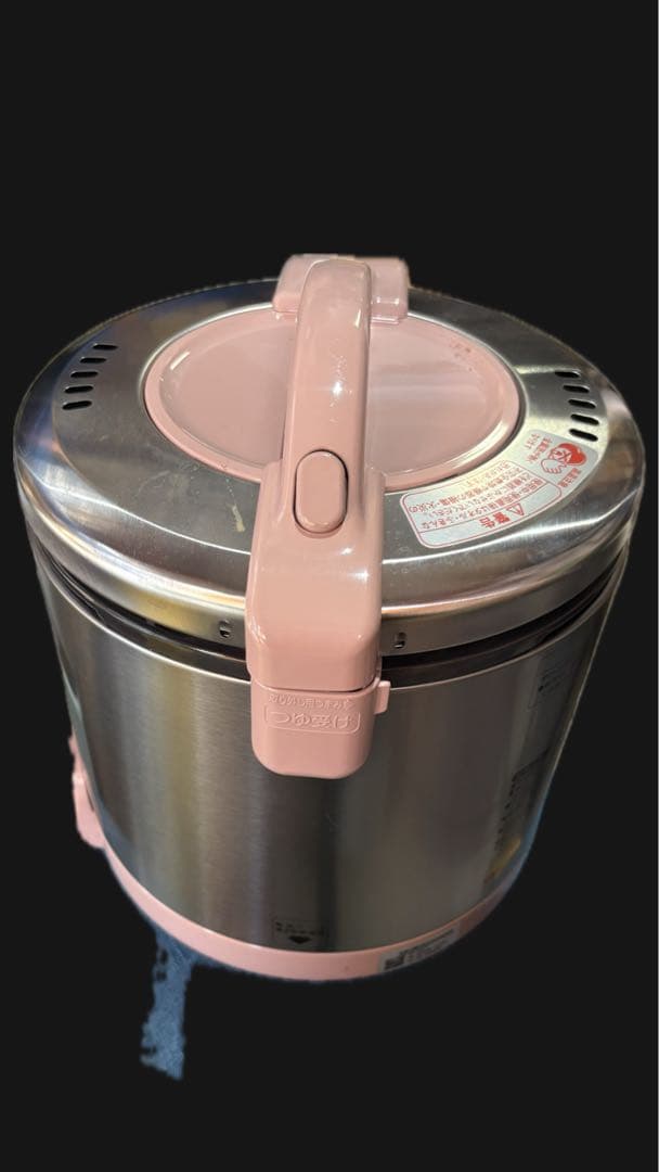 ⚪️未使用　Rinnai LPガス用炊飯器 シルバー・ピンク
