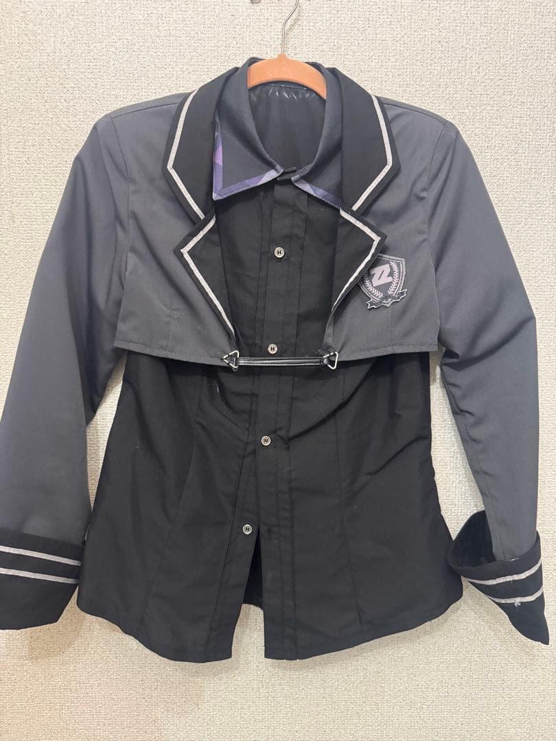 [KO.M]ホロライブ 常闇トワ 制服 コスプレ衣装 Lサイズ ウィッグ