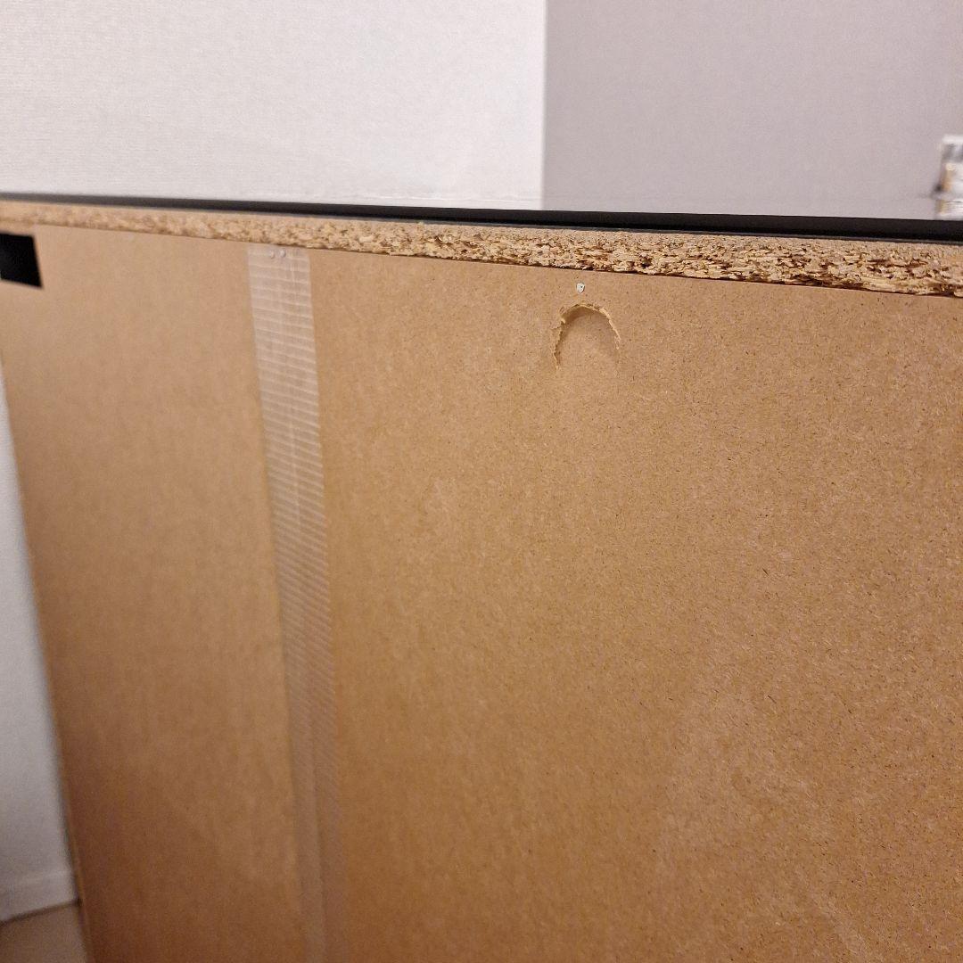 ダークブラウン 木製チェスト 6引き出し IKEA