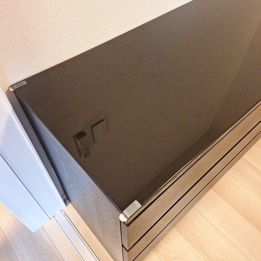 ダークブラウン 木製チェスト 6引き出し IKEA