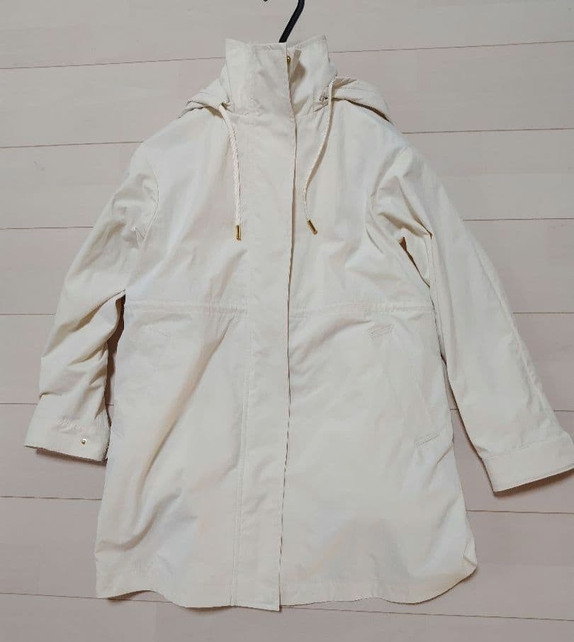 UNTITLED アンタイトル モッズコート ボアライナー付き オフホワイト