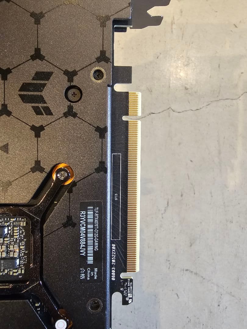 再値下げ ASUS TUF RTX4070Ti OC12GB 即日発送