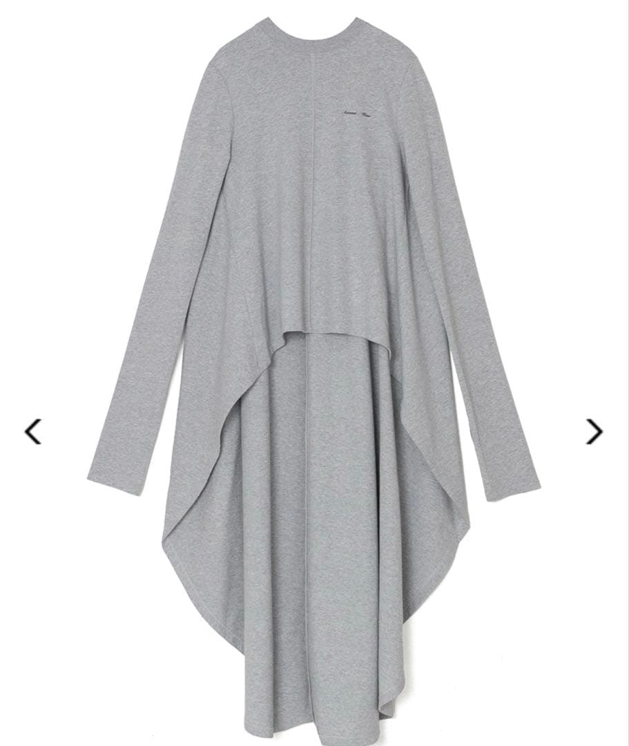 美品ミスターイットグレーkellytbdressロングTシャツ グレー36