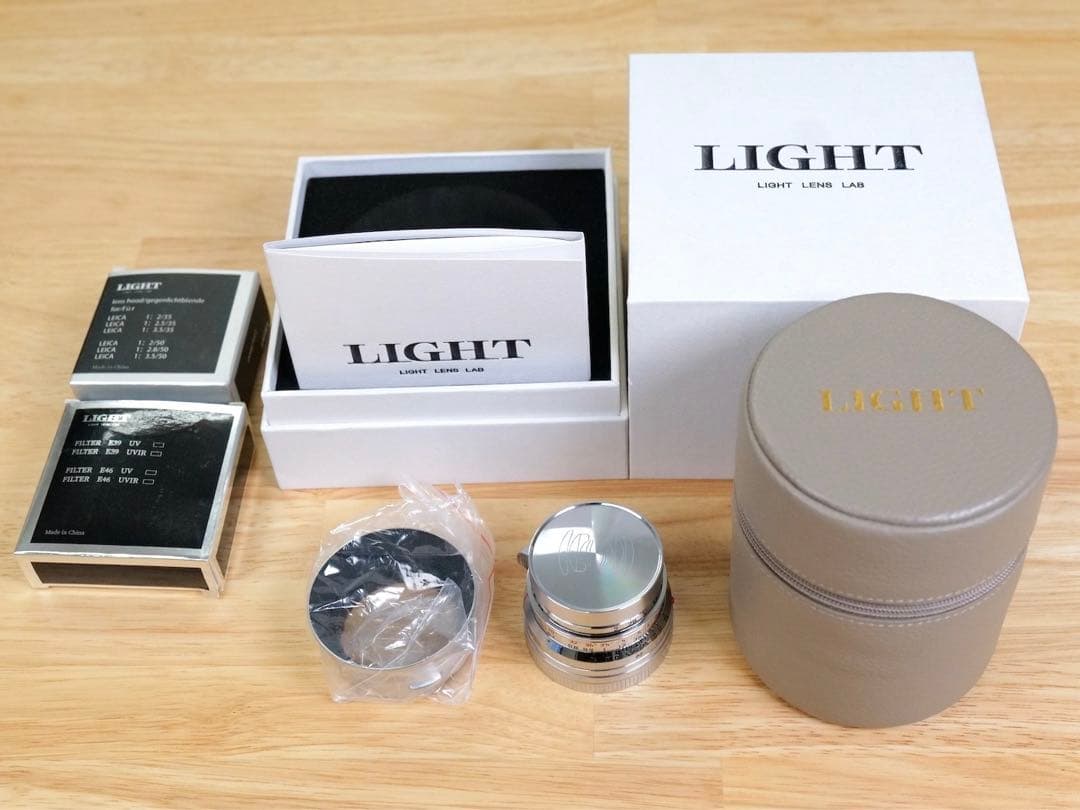 【希少】LIGHT LENS LAB チタニウム レンズ　【世界に36本】