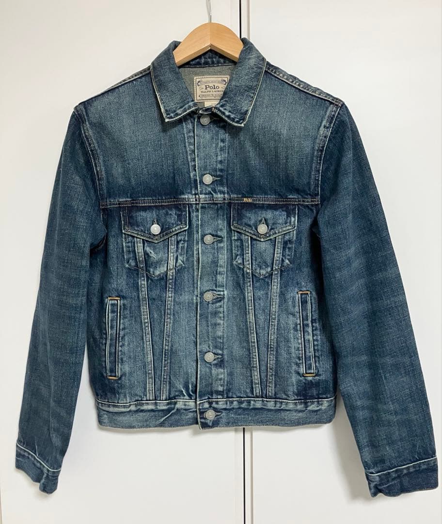 POLO RALPH LAURENポロラルフローレンダメージ加工デニムジャケット