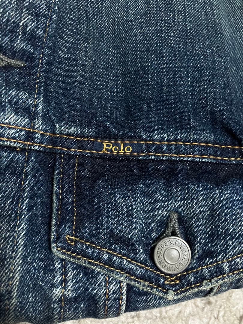 POLO RALPH LAURENポロラルフローレンダメージ加工デニムジャケット