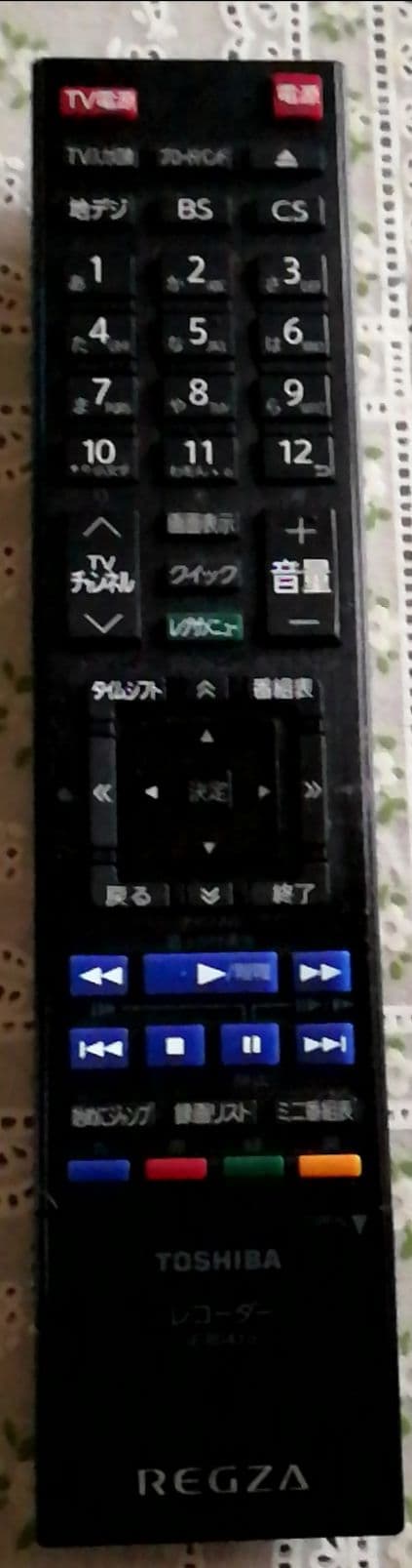 TOSHIBA　東芝　REGZA DBR-M190 ブルーレイディスクレコーダー