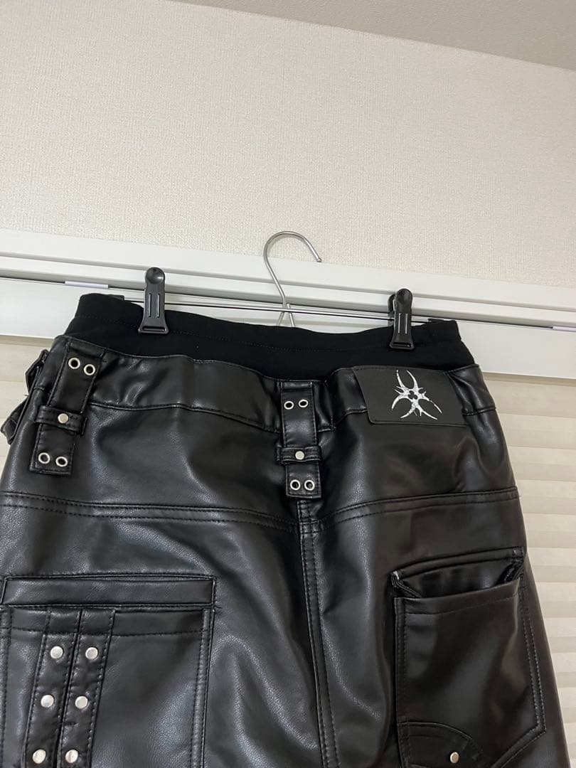 COZY WORLDWIDE コジーワールドワイドレザーカーゴパンツ S