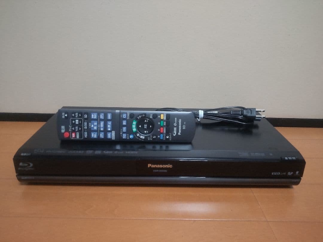 パナソニック　DIGA DMR―BW680 500GB→1TB プチメンテ済み