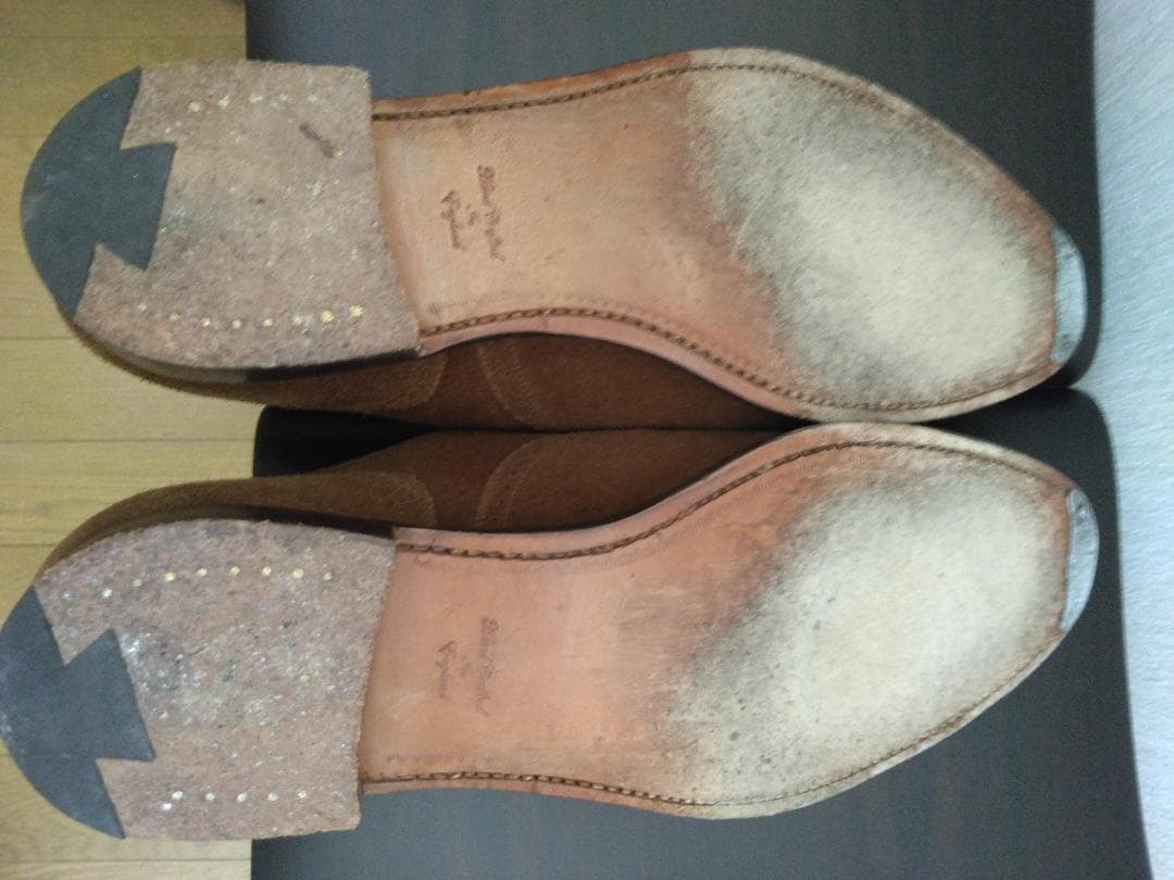 クマ吉さん専用【UK8.5】クロケット＆ジョーンズ　スエードブローグ