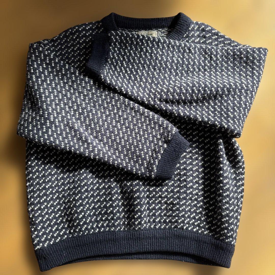 90s エルエルビーン　バーズアイ　セーター