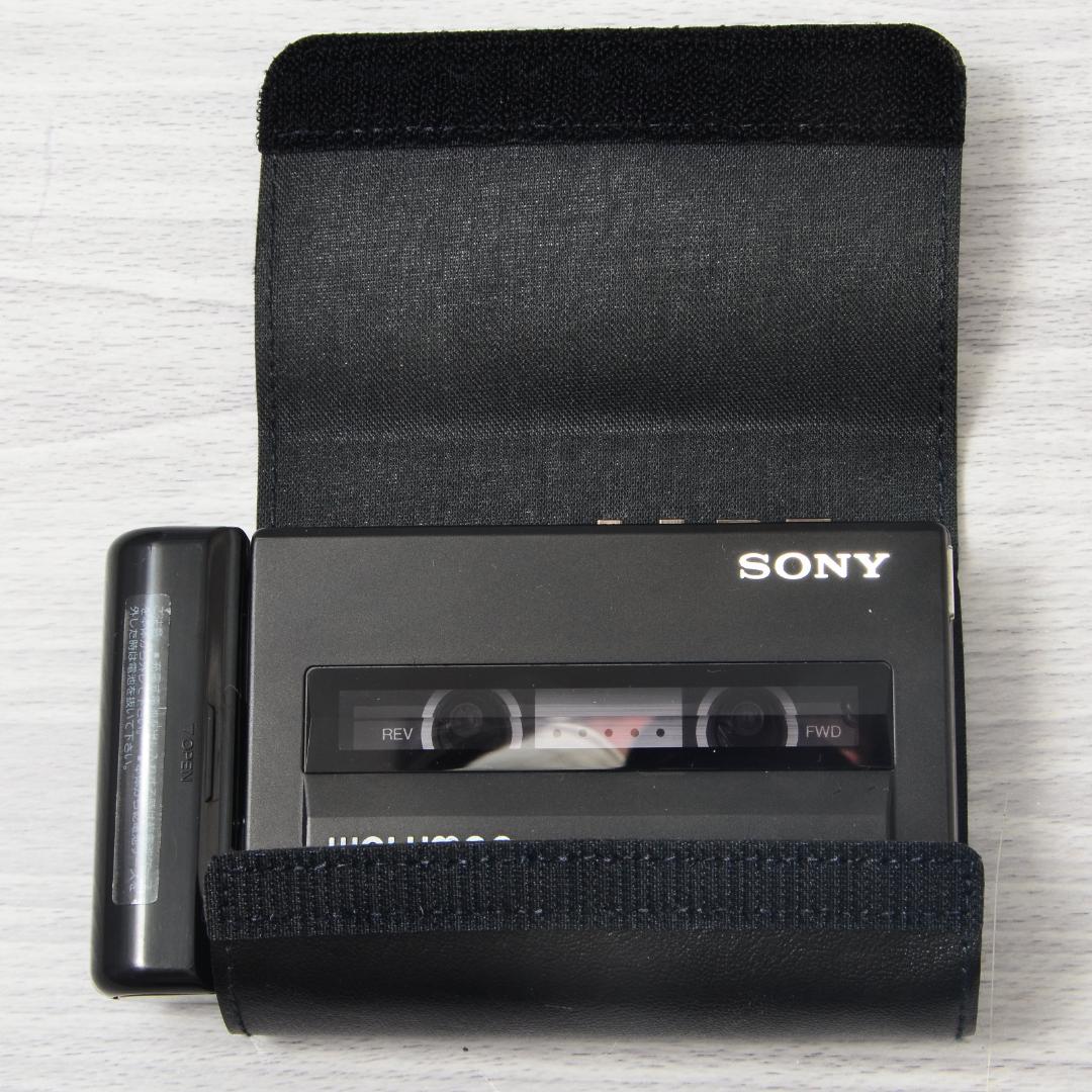 SONY WALKMAN WM-150 カセットウォークマン 黒 ケース 整備済