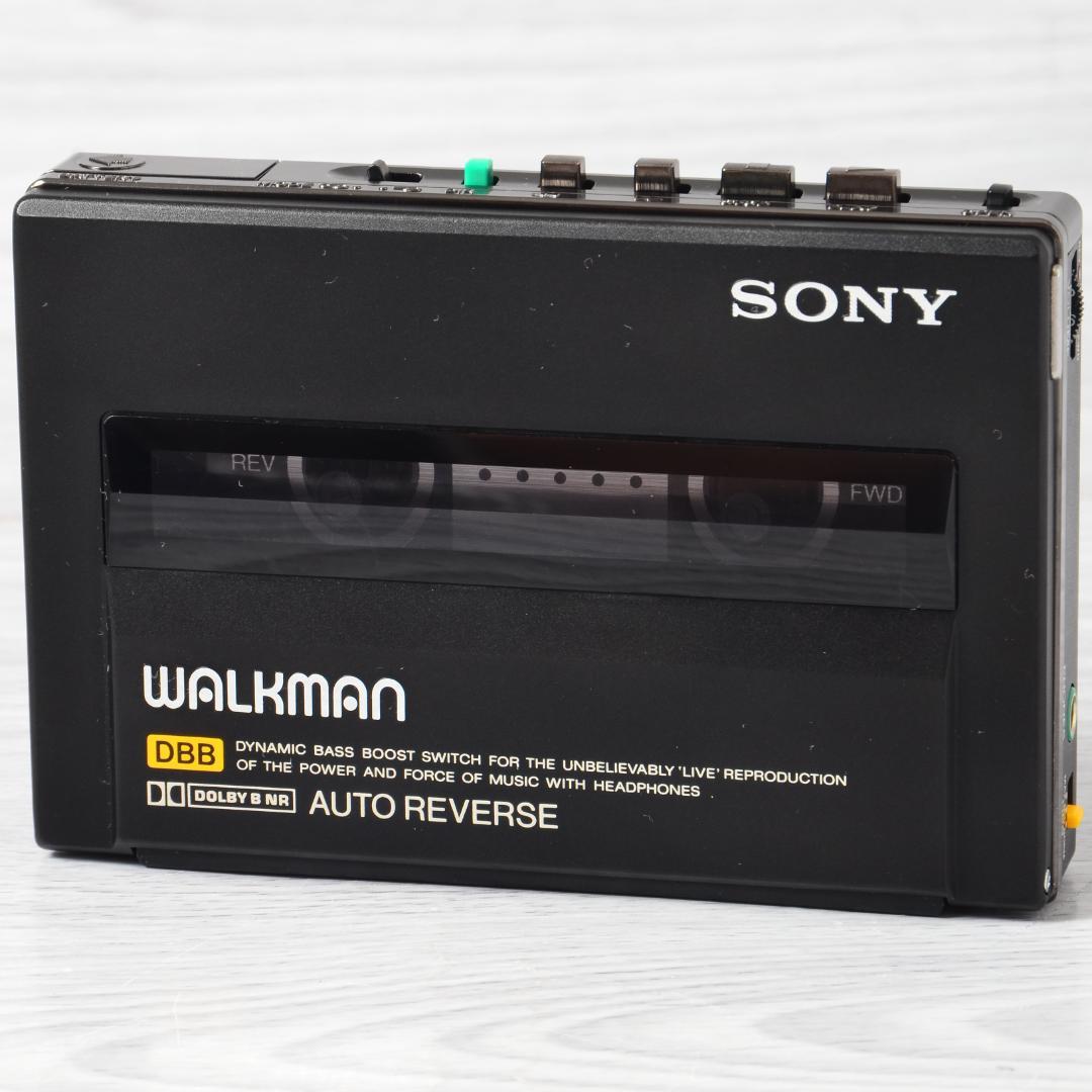 SONY WALKMAN WM-150 カセットウォークマン 黒 ケース 整備済