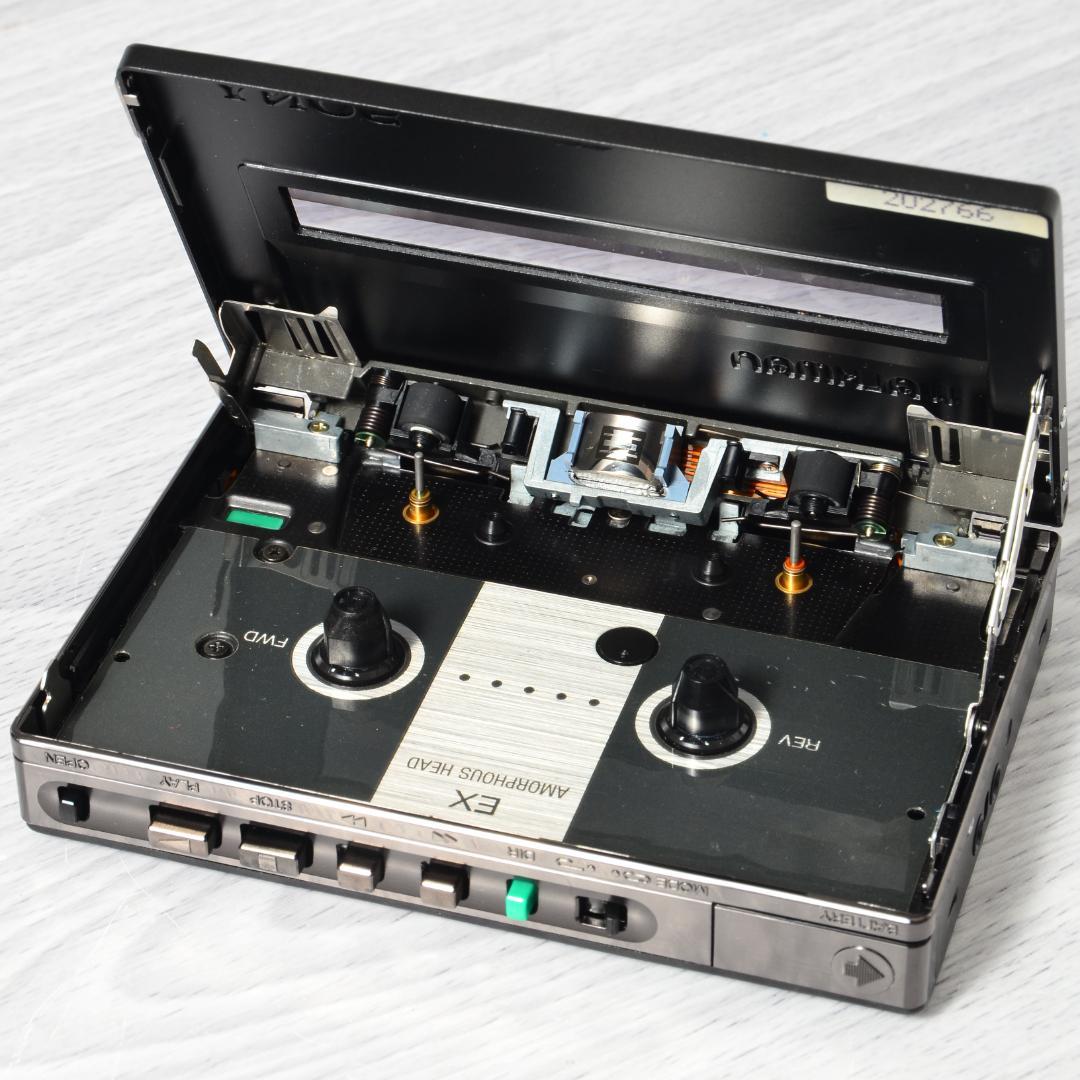 SONY WALKMAN WM-150 カセットウォークマン 黒 ケース 整備済