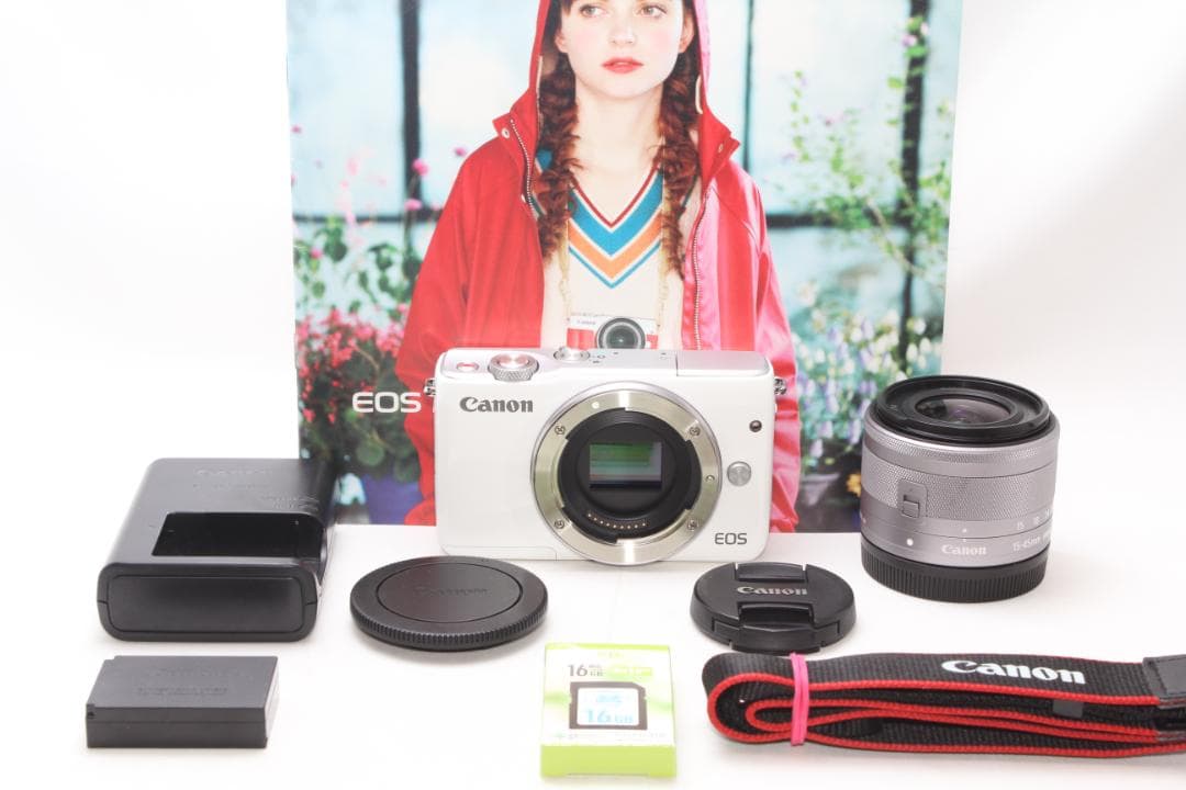 ❤️Wi-Fiでシェア＆自撮り❤️Canon EOS M10 レンズキット